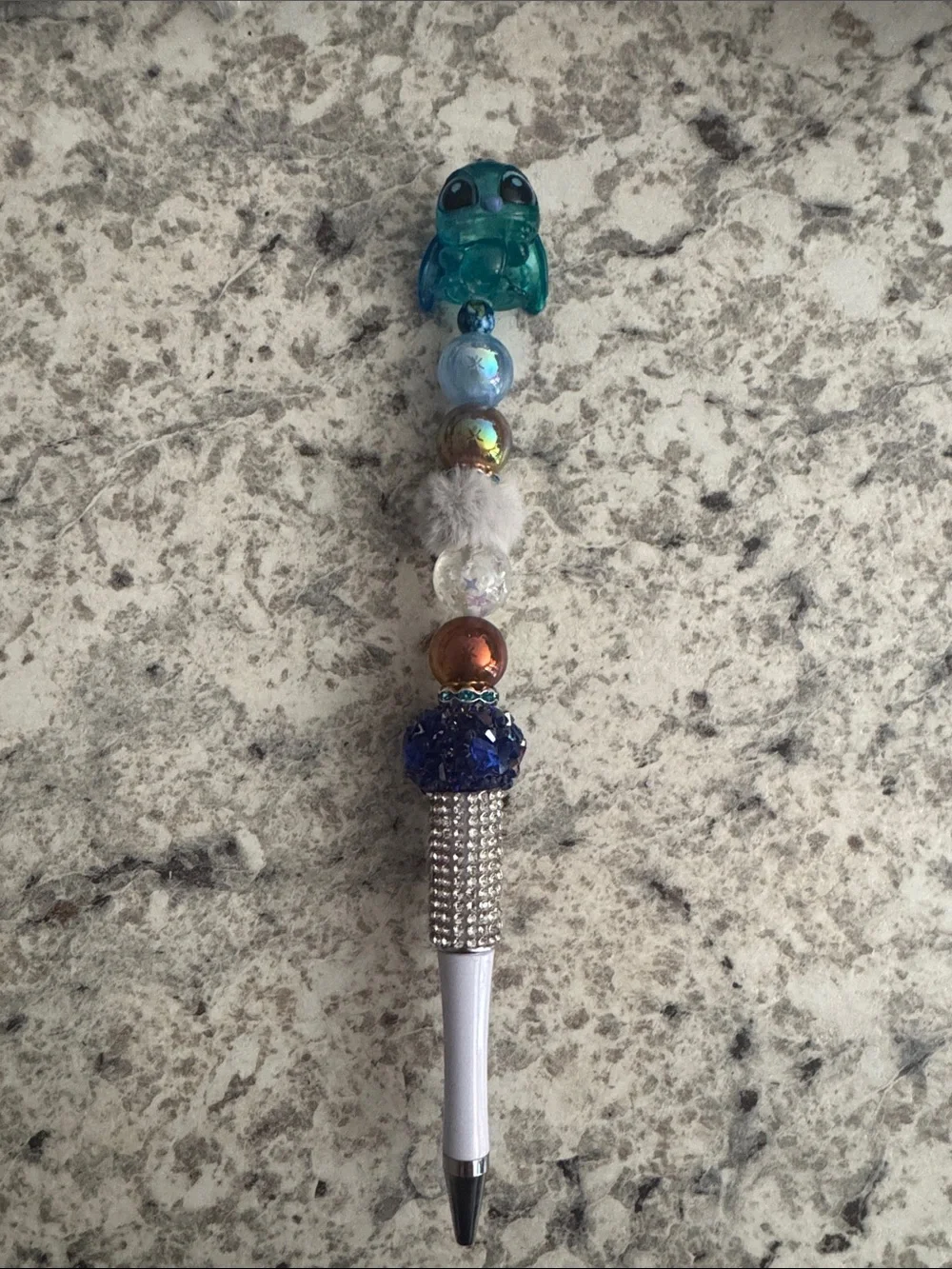 NWOT Disney Doorables Stitch Beaded Pen Handmade by Me